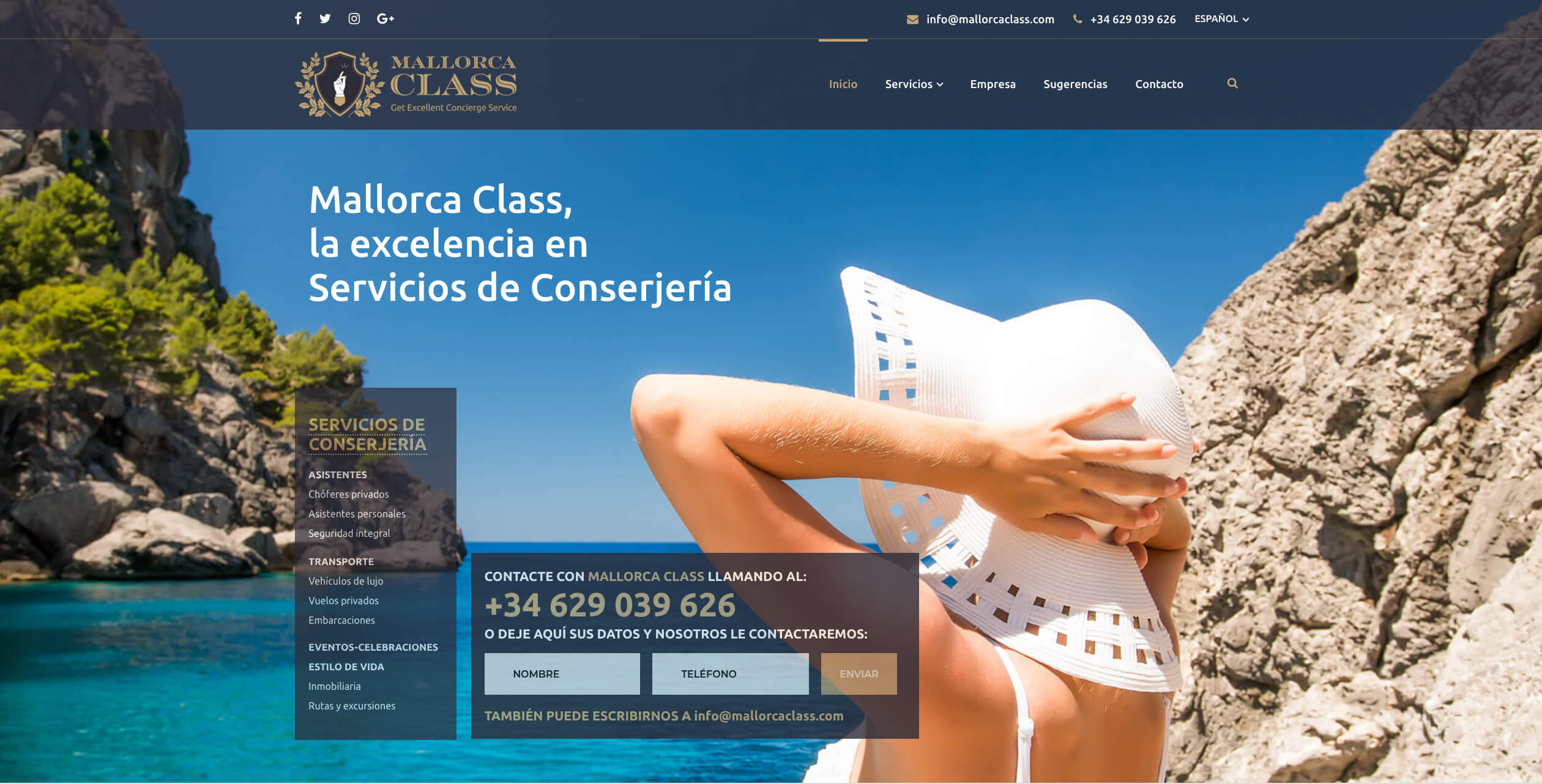 website - Mallorca Class Concierge Service Luxury - Home